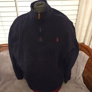 Ralph Lauren Dark Blue 1/4 Zip.  Size XL.